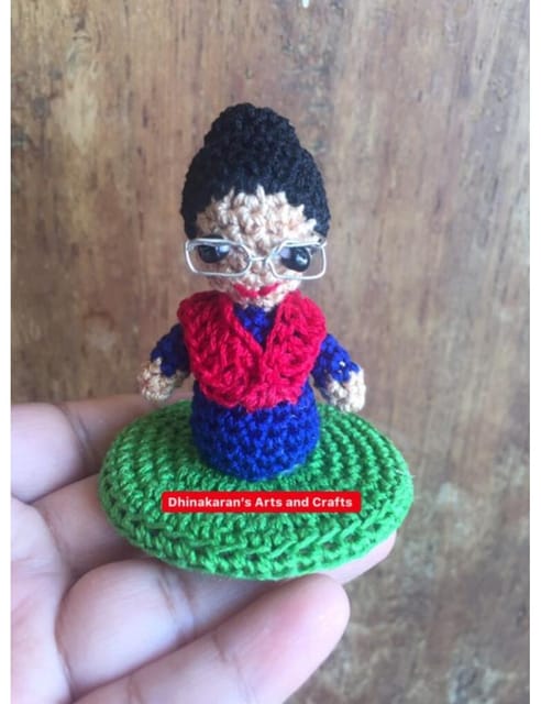 Miniature Granny Crochet Soft Toy