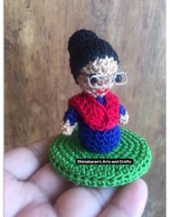 Miniature Granny Crochet Soft Toy