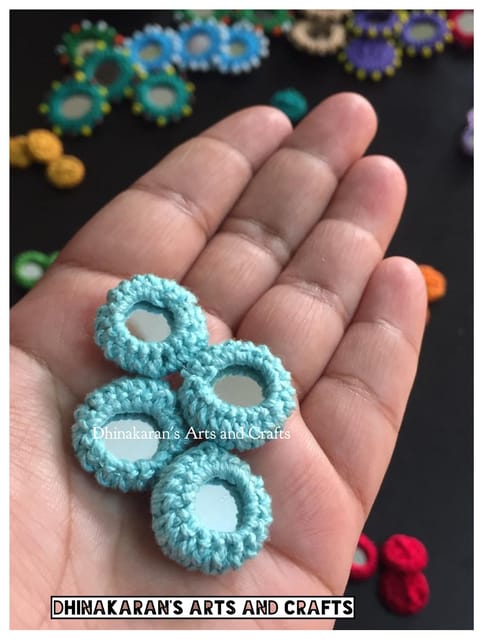 MINT Mini Kutchwork Mirror Buttons