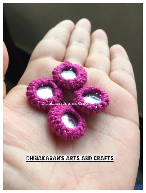 GRAPE Mini Kutchwork Mirror Buttons