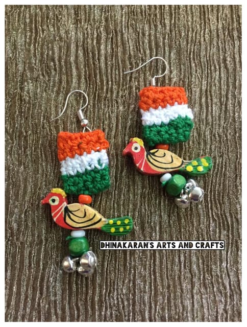 Tiranga Earrings-(1)