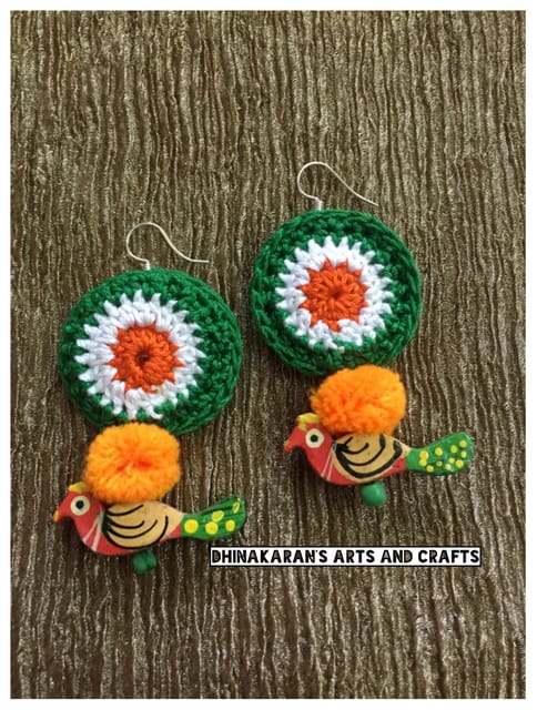 Tiranga Earrings-(3)