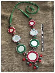 Christmas Kutchwork Neckpiece