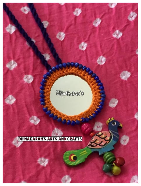 Chamak Mirror Neckpiece-(2)