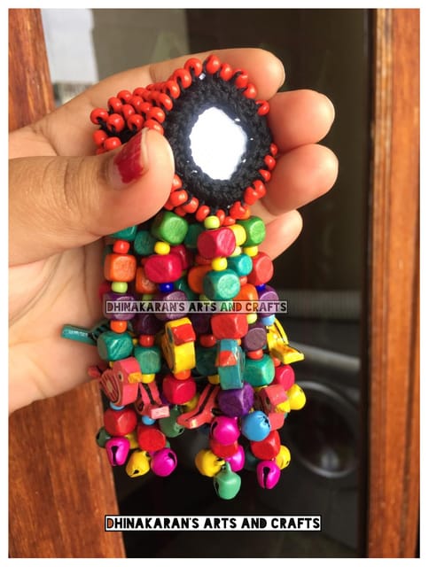 Patang Kutchwork Mirror Tassel
