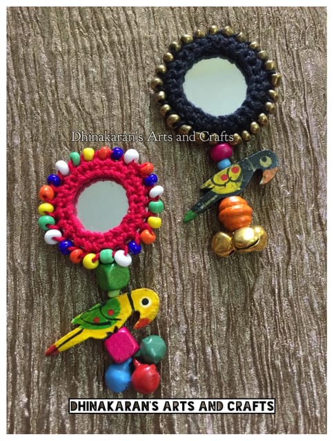 Gulaabo Mirror Tassels-(54)