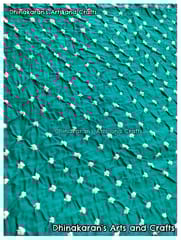 TURQUOISE Bandhani Fabric