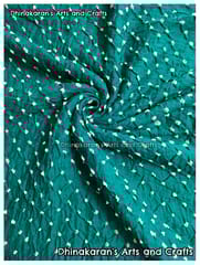 TURQUOISE Bandhani Fabric