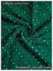 SPICY GREEN Bandhani Fabric