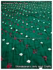 SPICY GREEN Bandhani Fabric