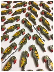 Grey Parrot Buttons