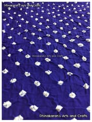 DARK BLUE Bandhani Fabric