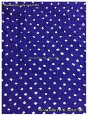 DARK BLUE Bandhani Fabric
