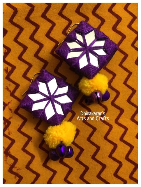 Mela Mirror Earrings - (18)
