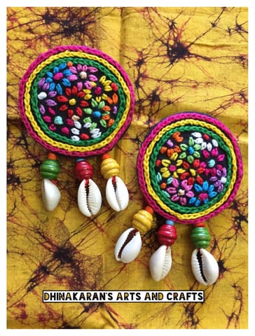 Alice in Wonderland Kutchwork Earrings