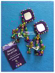Patang Big Mirror Tassel-(26)