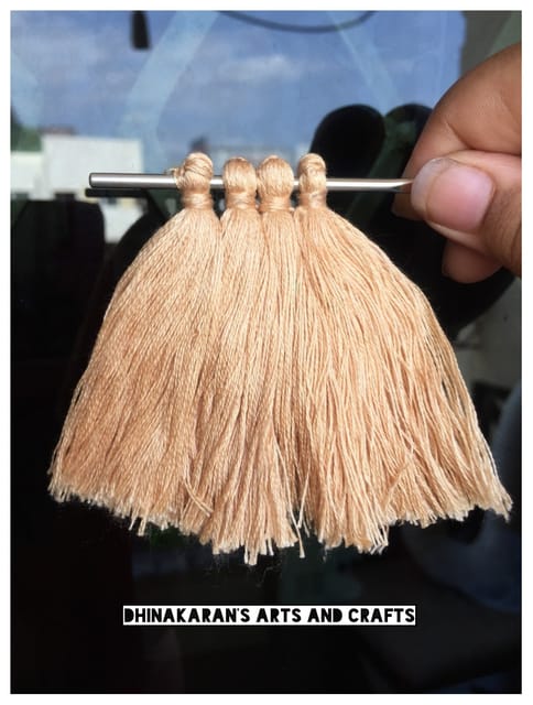 Beige Thread Tassels