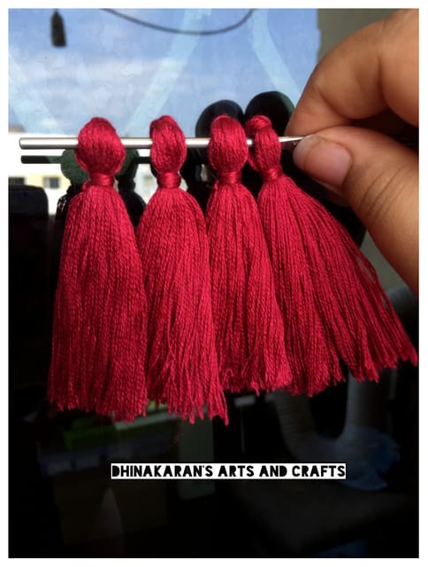 Maroon Thread Tassels
