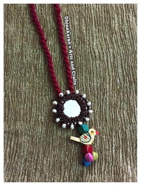 Gulaabo Mirror Neckpiece-(24)