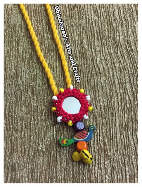 Gulaabo Mirror Neckpiece-(26)