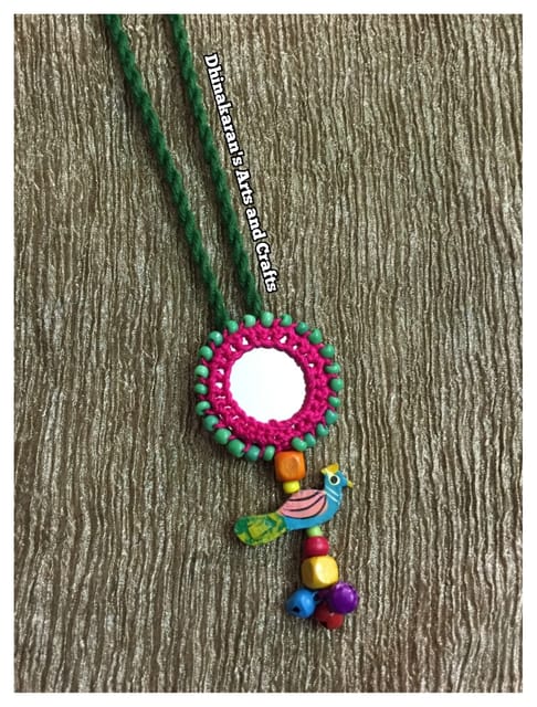 Gulaabo Mirror Neckpiece-(28)