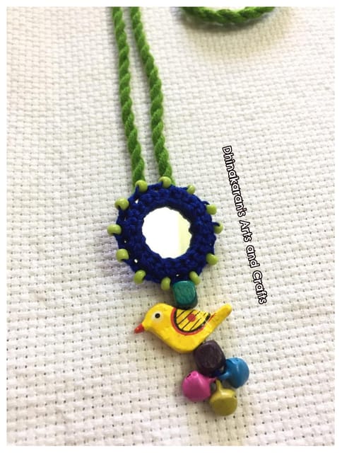 Gulaabo Mirror Neckpiece-(31)