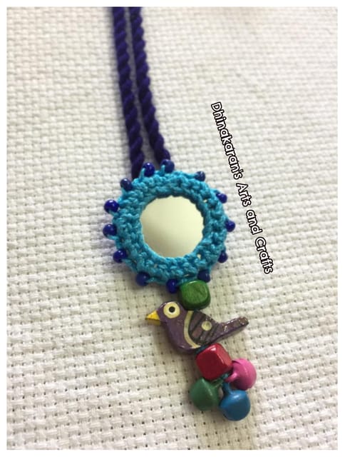 Gulaabo Mirror Neckpiece-(34)