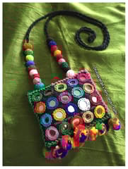 Dazzling Mirrors Banjara Kutchwork Neckpiece