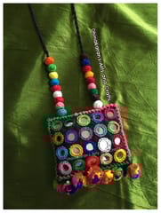 Dazzling Mirrors Banjara Kutchwork Neckpiece