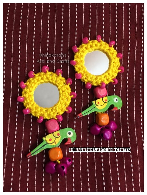 Gulaabo Mirror Tassels-(60)