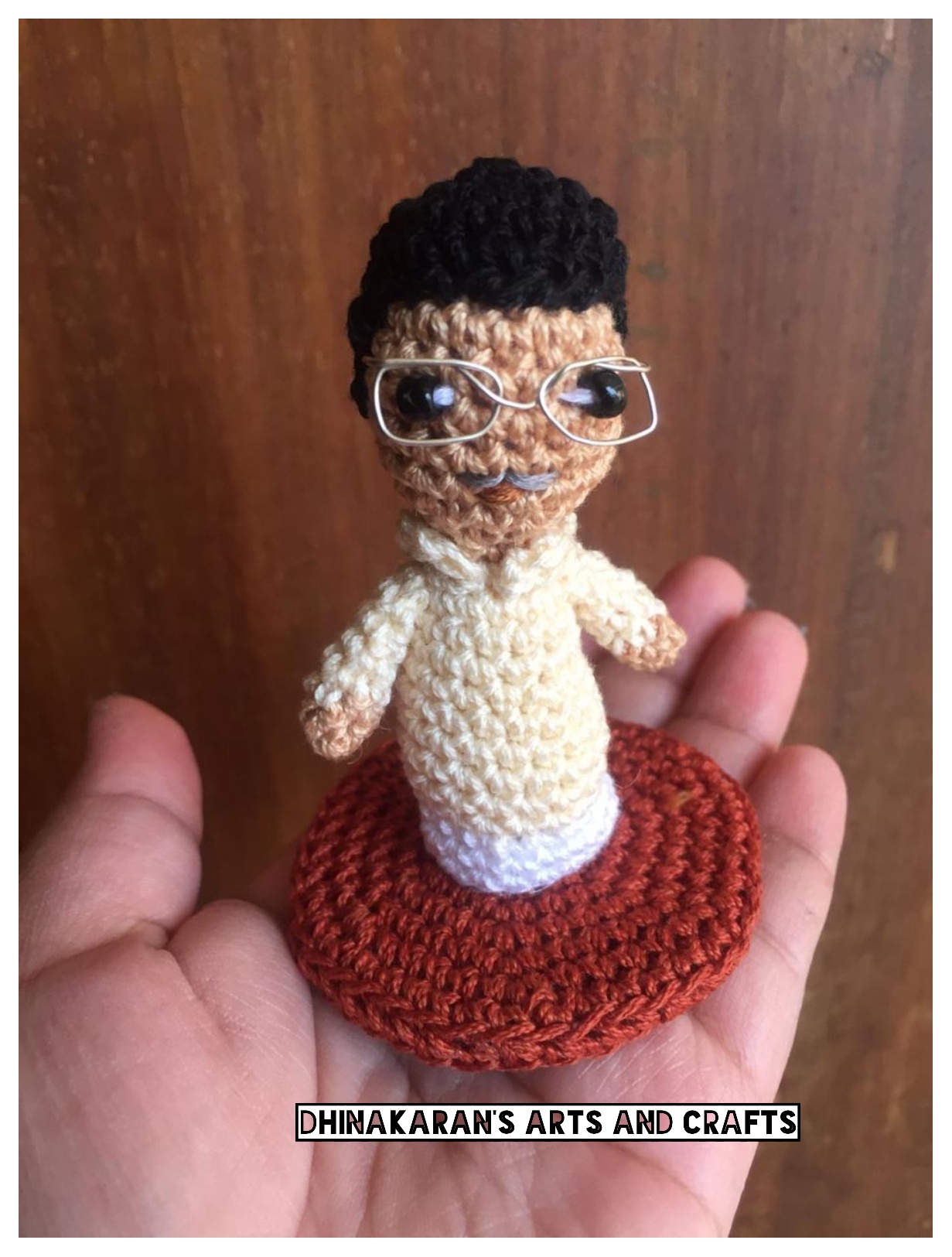 Papaji Miniature Crochet Soft Toy