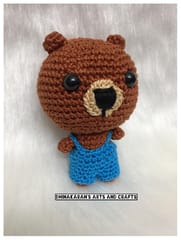 Brown Bear Miniature Crochet Soft Toy