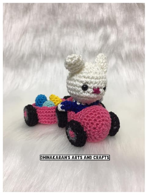 Easter Bunny Miniature Crochet Soft Toy