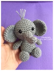 Elephant Crochet Soft Toy