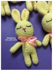Bunny Crochet Soft Toy-CREAM