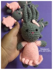 Frock Bunny Crochet Soft Toy