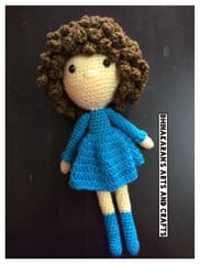 English Lady Crochet Soft Toy