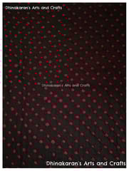 MAGICAL BLACK Bandhani Fabric