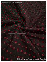 MAGICAL BLACK Bandhani Fabric