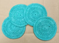 Crochet Coasters-TURQUOISE
