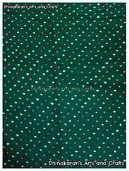 DESI GREEN Bandhani Fabric