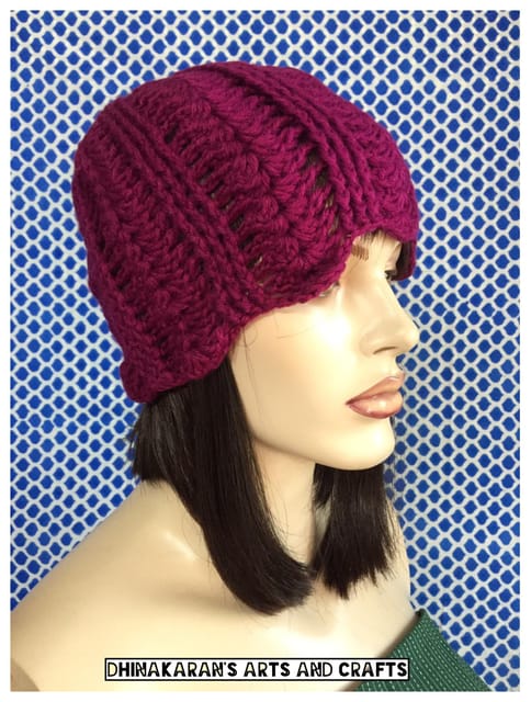 Rich Vine Crochet Hat
