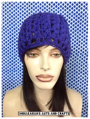 Blue Crochet Hat