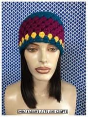 Trio Crochet Hat