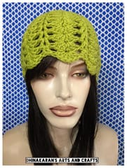 Apple Green Crochet Hat