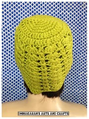 Apple Green Crochet Hat