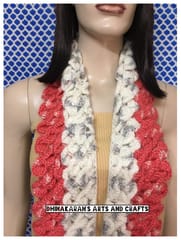 Peachy Crochet Scarf