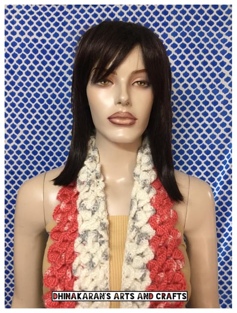 Peachy Crochet Scarf