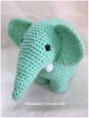 Jumbo Elephant Crochet Doll