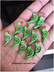 Green Chidiyaa Buttons